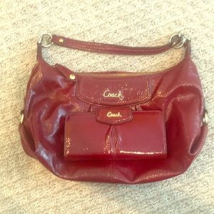 Used/Very Worn Coach Purse and Wallet